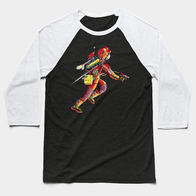 Spaceman Baseball T-Shirt by MichaelaGrove